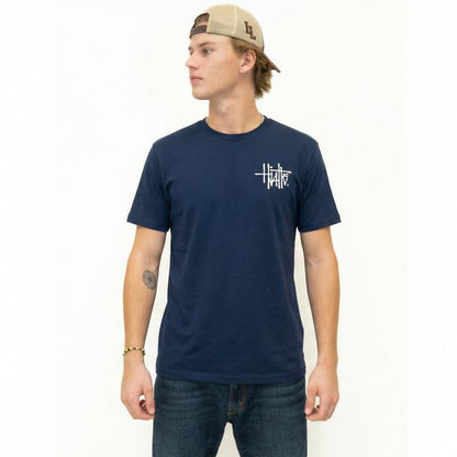 Navy blue - Happyhjalte T-Shirt